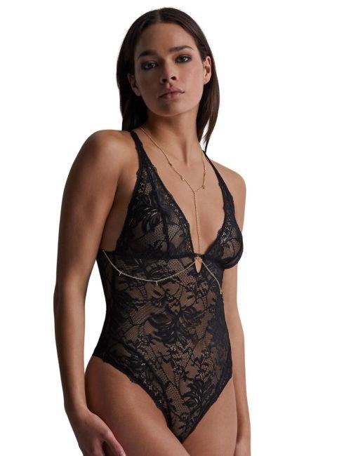 Aubade Gold Pleasure Bodysuit - Black Light
