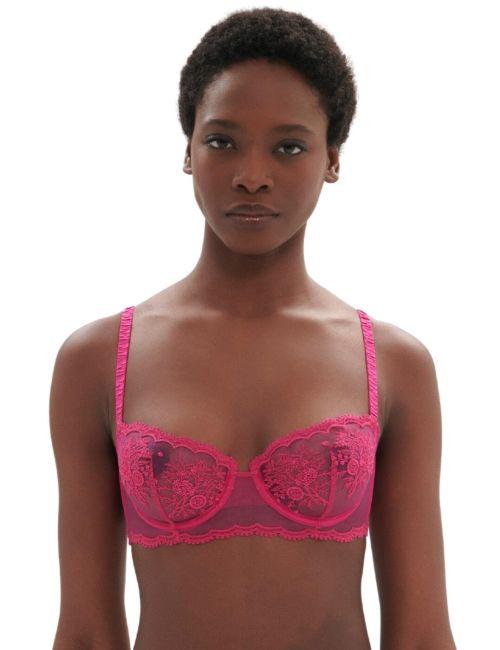 Simone Perele Intrigue Half Cup Bra - Disco Pink Simone Perele Intrigue Half Cup Bra - Disco Pink