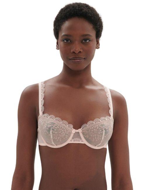 Simone Perele Singuliere Half Cup Bra - Petal Powder