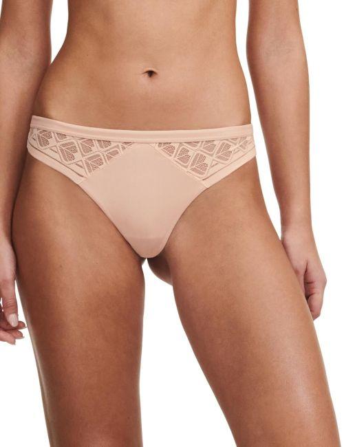 Chantelle Ace Tanga Brief - Golden Beige