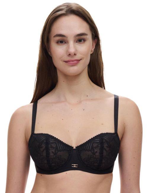 Chantelle Origins Half Cup Bra - Black Chantelle Origins Half Cup Bra - Black