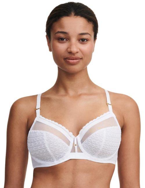 Chantelle Monogram Full Cup Bra - White