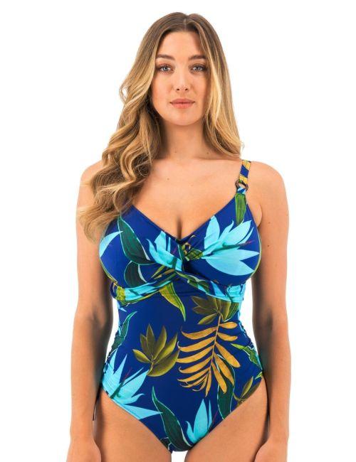 Fantasie Pichola Adjustable Twist Front Swimsuit - Tropical Blue