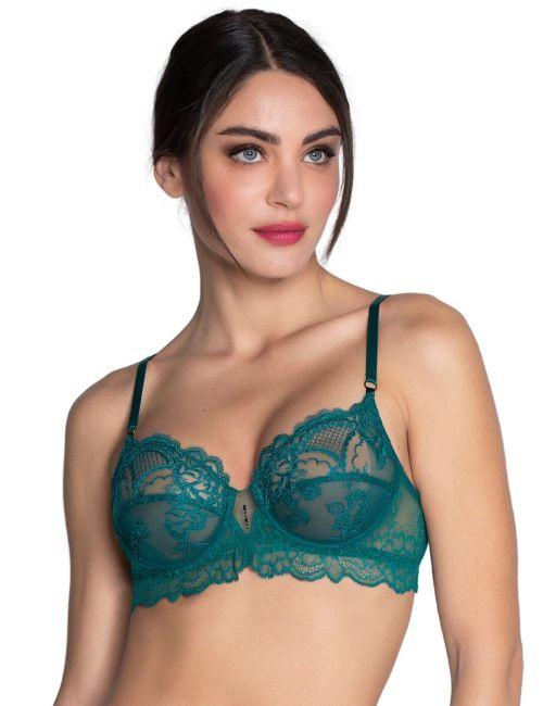 Lise Charmel Sublime En Dentelle Full Cup Bra - Vert Princesse