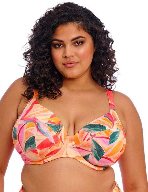 Elomi Sancho Beach Plunge Bikini Top - Mango