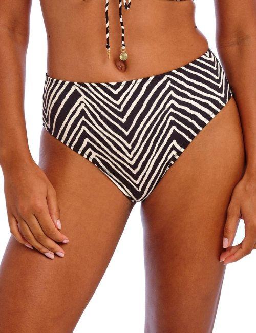 Freya Fiji Falls High Waist Bikini Brief - Black