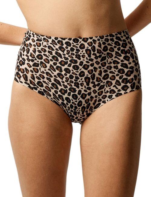 Chantelle Soft Stretch Full Brief - Leopard Print