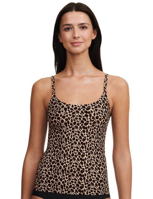 Chantelle Soft Stretch Camisole Top - Leopard Print