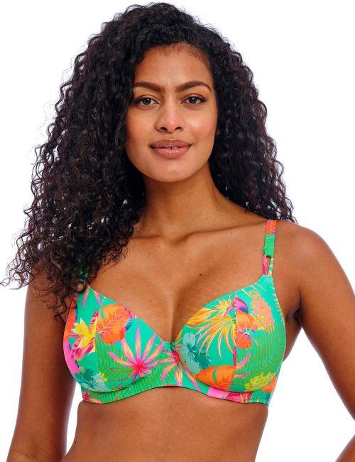Freya Isla Margarita Plunge Bikini Top - Jade