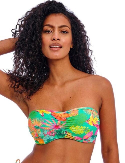 Freya Isla Margarita Bandeau Bikini Top - Jade