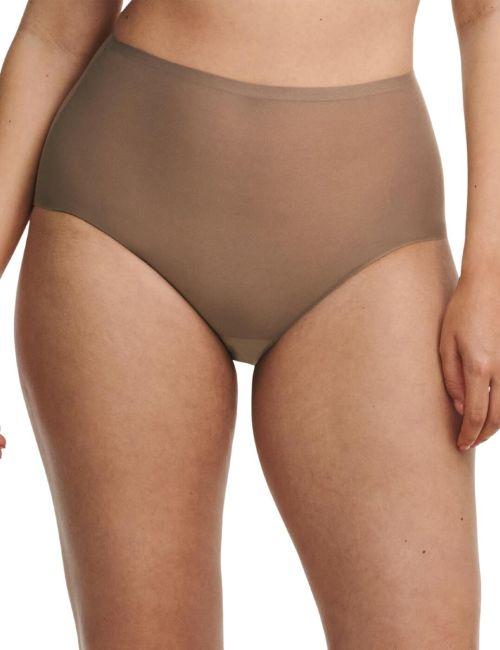 Chantelle Soft Stretch Full Brief - Cappuccino