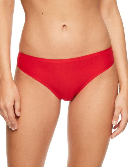 Chantelle Soft Stretch Thong - Poppy Red