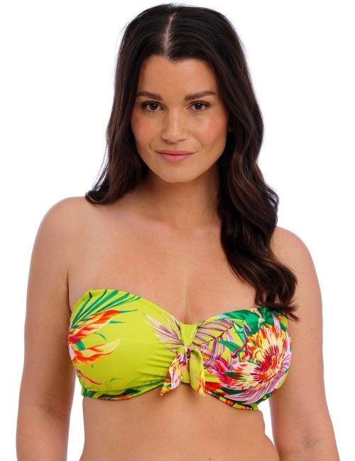 Fantasie Cala Macarella Underwired Bandeau Bikini Top - Zest