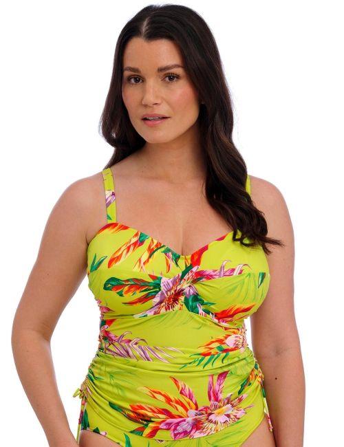 Fantasie Cala Macarella Underwired Twist Front Tankini Top - Zest