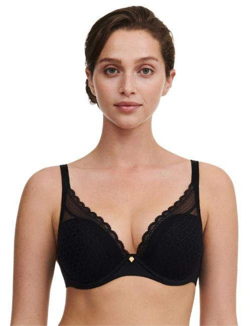 Chantelle Norah Chic Plunge T Shirt Bra - Black