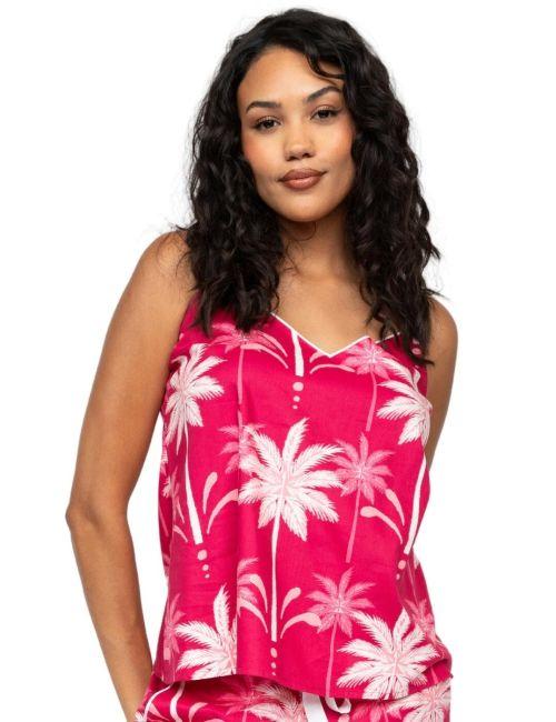 Cyberjammies Kayla Palm Cami Top - Berry Mix