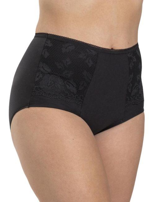 Miss Mary Of Sweden Lovely Lace Panty Girdle - Black