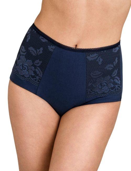 Miss Mary Of Sweden Lovely Lace Panty Girdle - Dark Blue