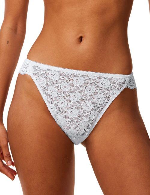 Triumph Amourette High Leg Tai Brief - White