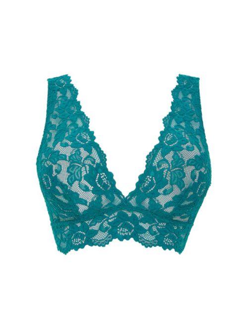 Figleaves Millie Lace Bralette - Teal