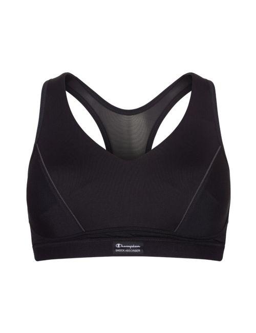 Shock Absorber Pump Padded Sports Bra - Black