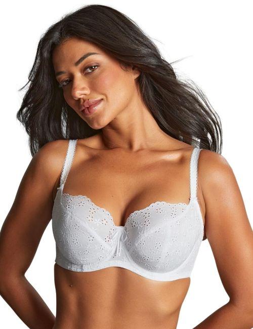Panache Charlotte Balcony Bra - White