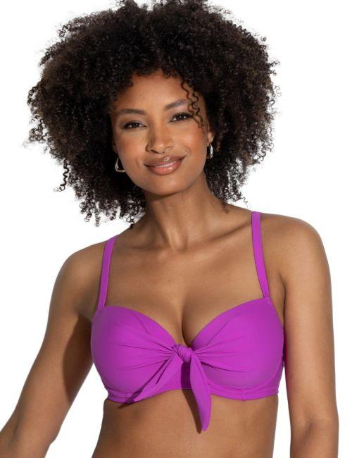 Pour Moi Rosa Cove Padded Convertible Bikini Top - Ultraviolet