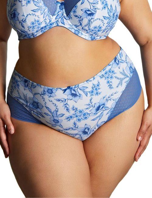 Sculptresse by Panache Bliss Deep Brief - Blue Floral