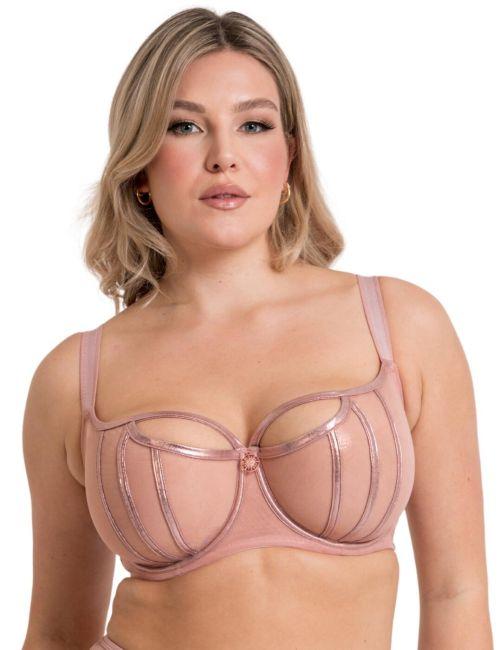 Scantilly by Curvy Kate Eos Balcony Bra - Rose Gold