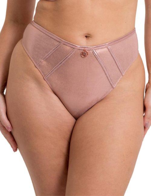 Scantilly by Curvy Kate Eos Thong - Rose Gold