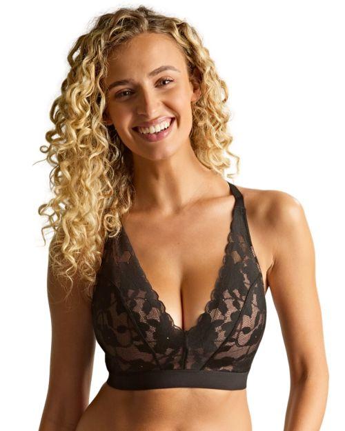 Panache Amour Non Wired Bra - Black/Pecan