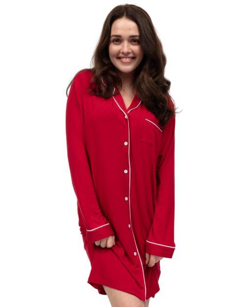 Cyberjammies Blaze Jersey Nightshirt - Red