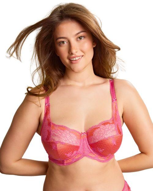 Panache Clara Full Cup Bra - Pink Papaya