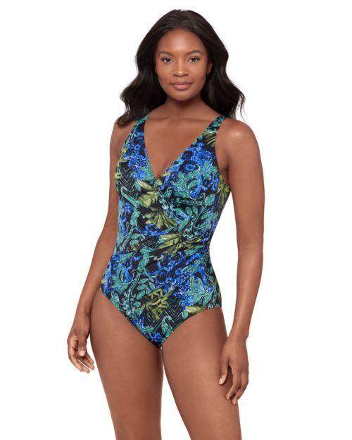 Miraclesuit Gasparilla  Oceanus Swimsuit - Black/Multi
