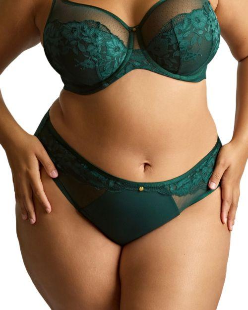 Sculptresse Josephine High Leg Brief - Forest Green