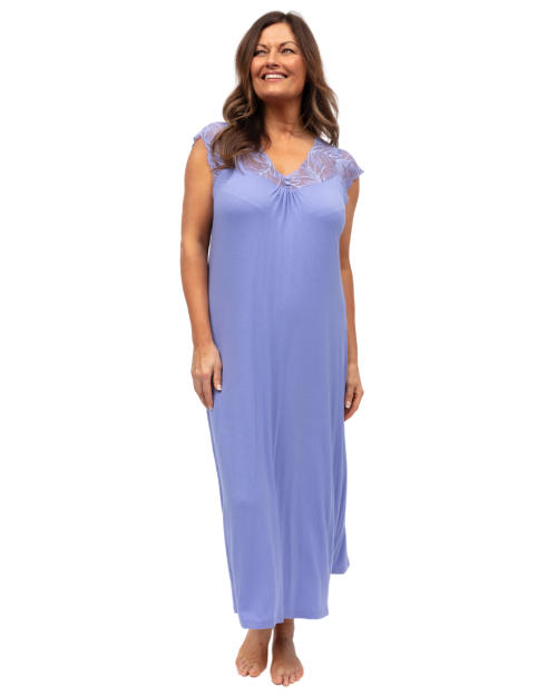 Cyberjammies Nora Rose Angelina Long Nightdress - Lilac