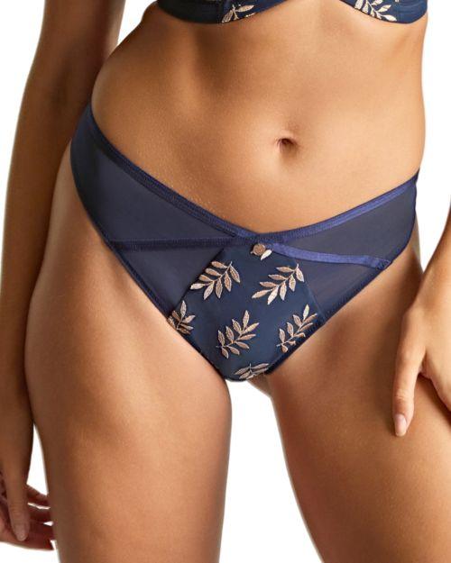 Panache Tango Brazilian Brief - Navy/Champagne