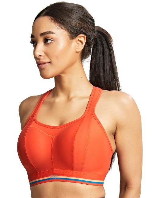 Panache Non Wired Sports Racerback Bra - Sunrise Orange