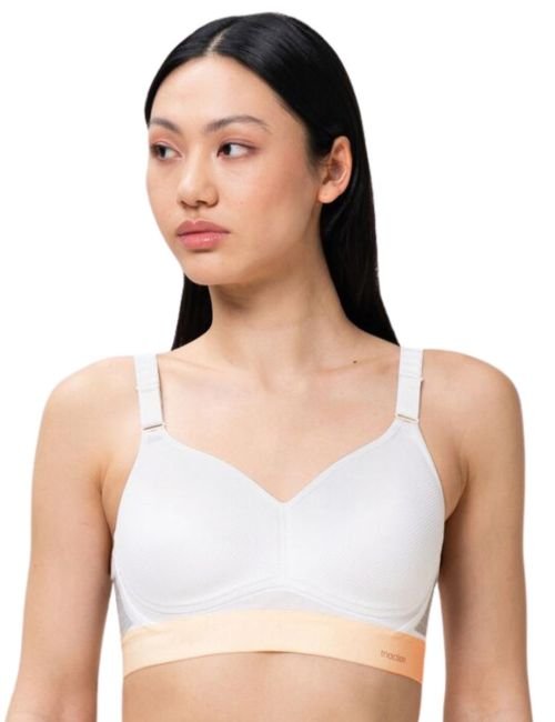Triumph Triaction Hybrid Sports Bra - White