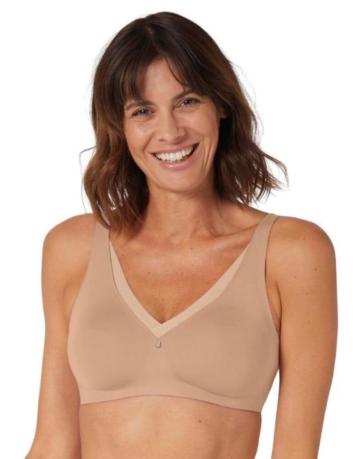 Triumph True Shape Sensation Non Wired Minimiser Bra - Smooth Skin