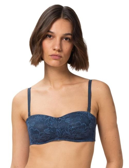 Triumph Amourette Charm Strapless Bra - Blue Nights
