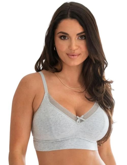 Pour Moi Love To Lounge Non Wired Bra - Grey Marl
