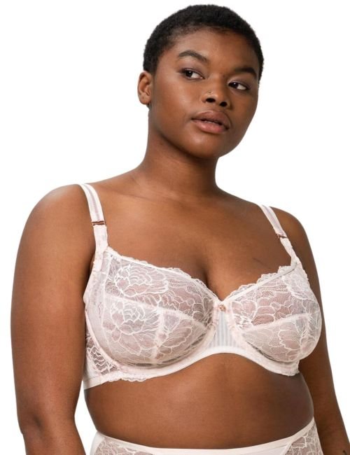 Triumph Peony Florale Wired Bra - Angora