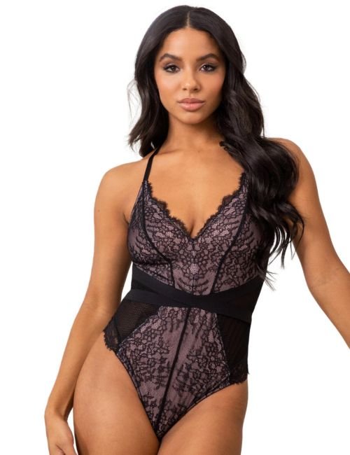 Pour Moi Dark Romance Body - Black/Pink