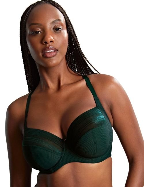 Panache Serene Full Cup Bra - Dark Green