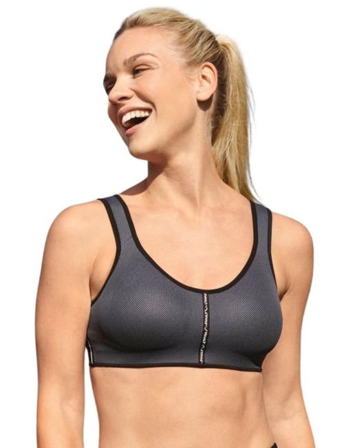 Anita Active PanAlp Air Sports Bra - Anthracite/Black