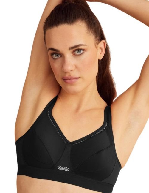 Shock Absorber Classic Non Wired Sports Bra - Black