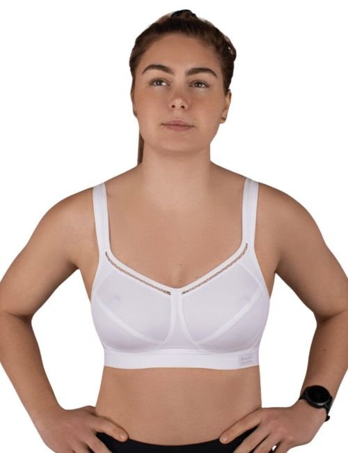 Shock Absorber Classic Non Wired Sports Bra - White