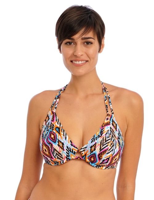 Freya Viva La Fiesta Halter Bikini Top - Multi