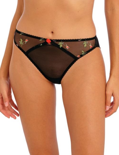 Freya Rose Blossom Brief - Black